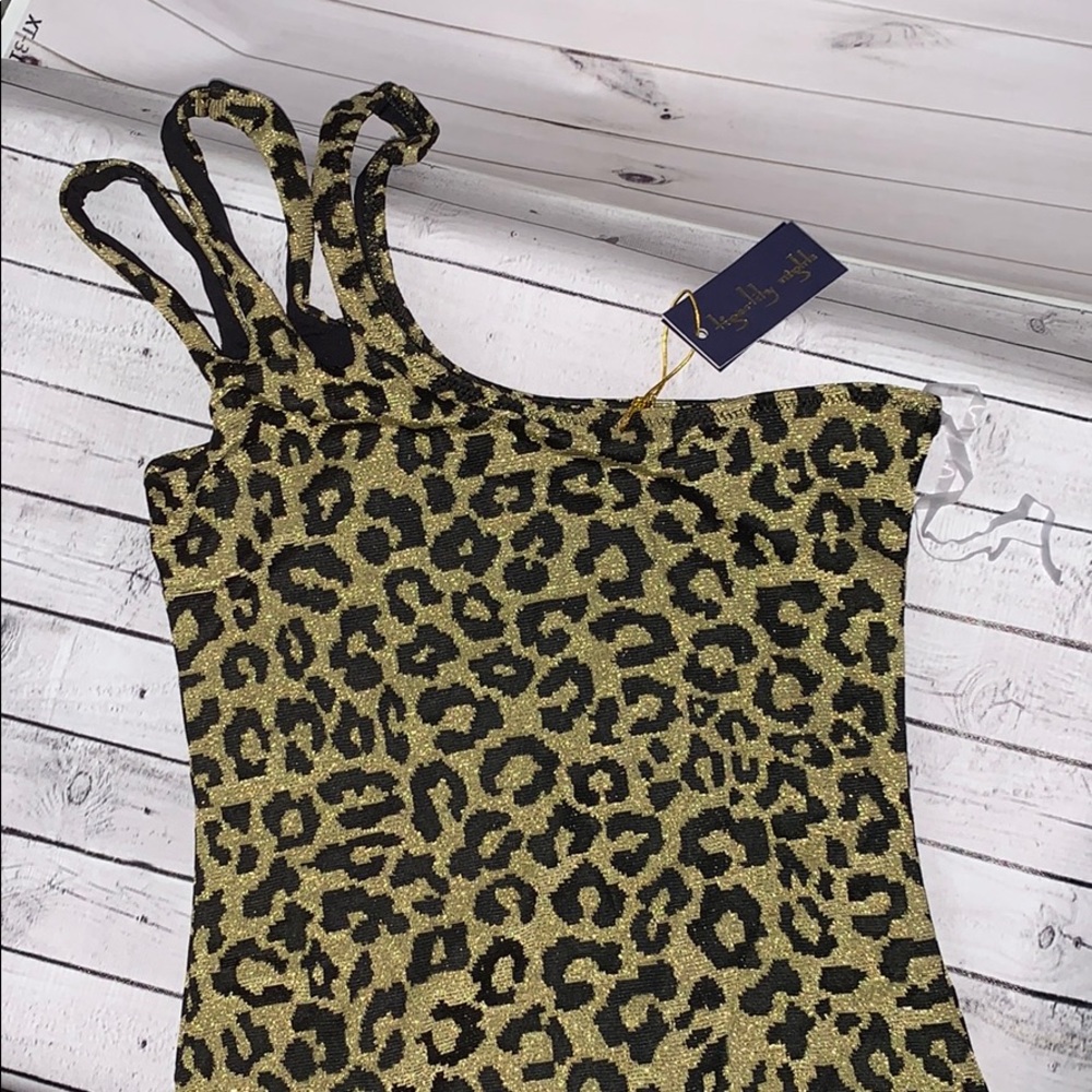 🔥Tigerlily Gold Leopard One Piece SwimSuit NWT - Picture 4 of 6
